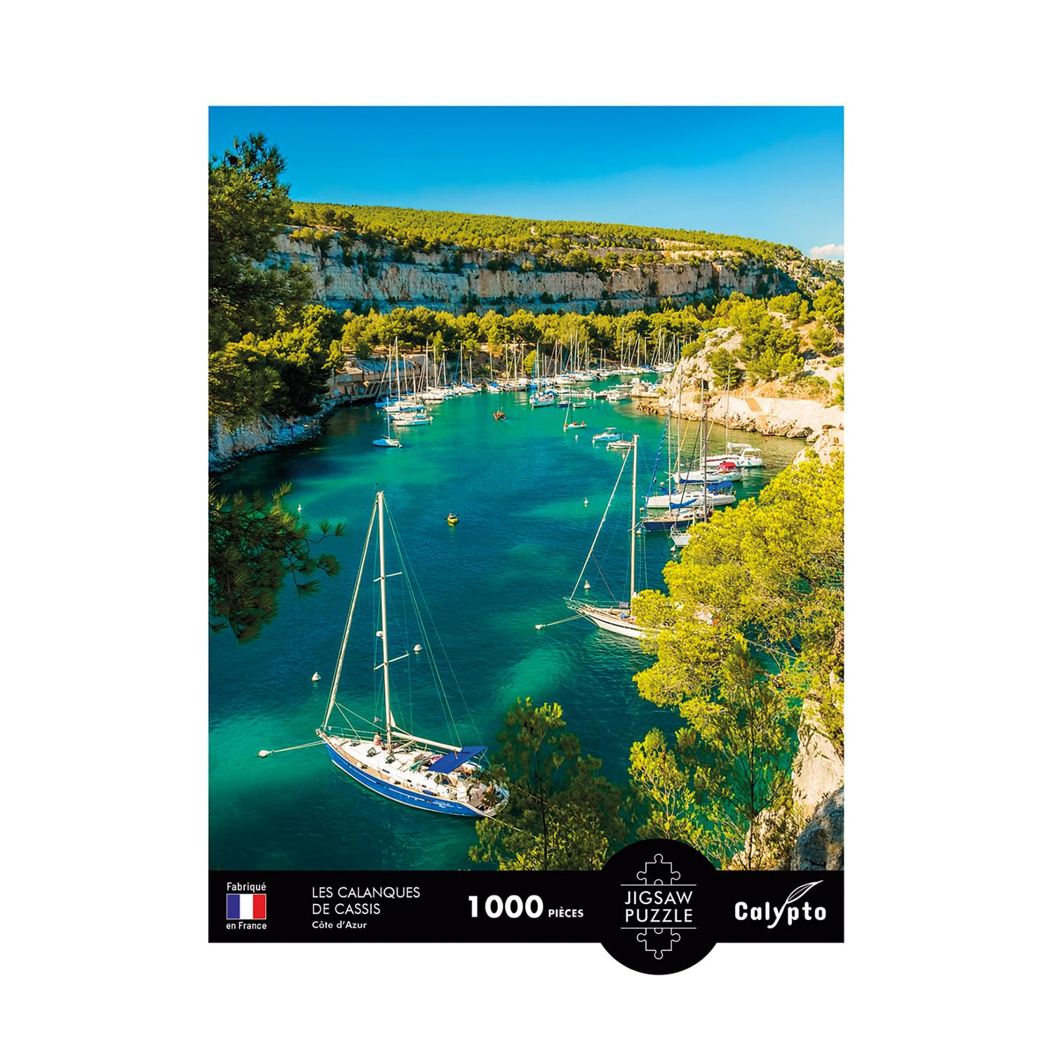Sentosphere - Puzzles 1000 pieces 685X480mm LANDSCAPE - The Calanques of C