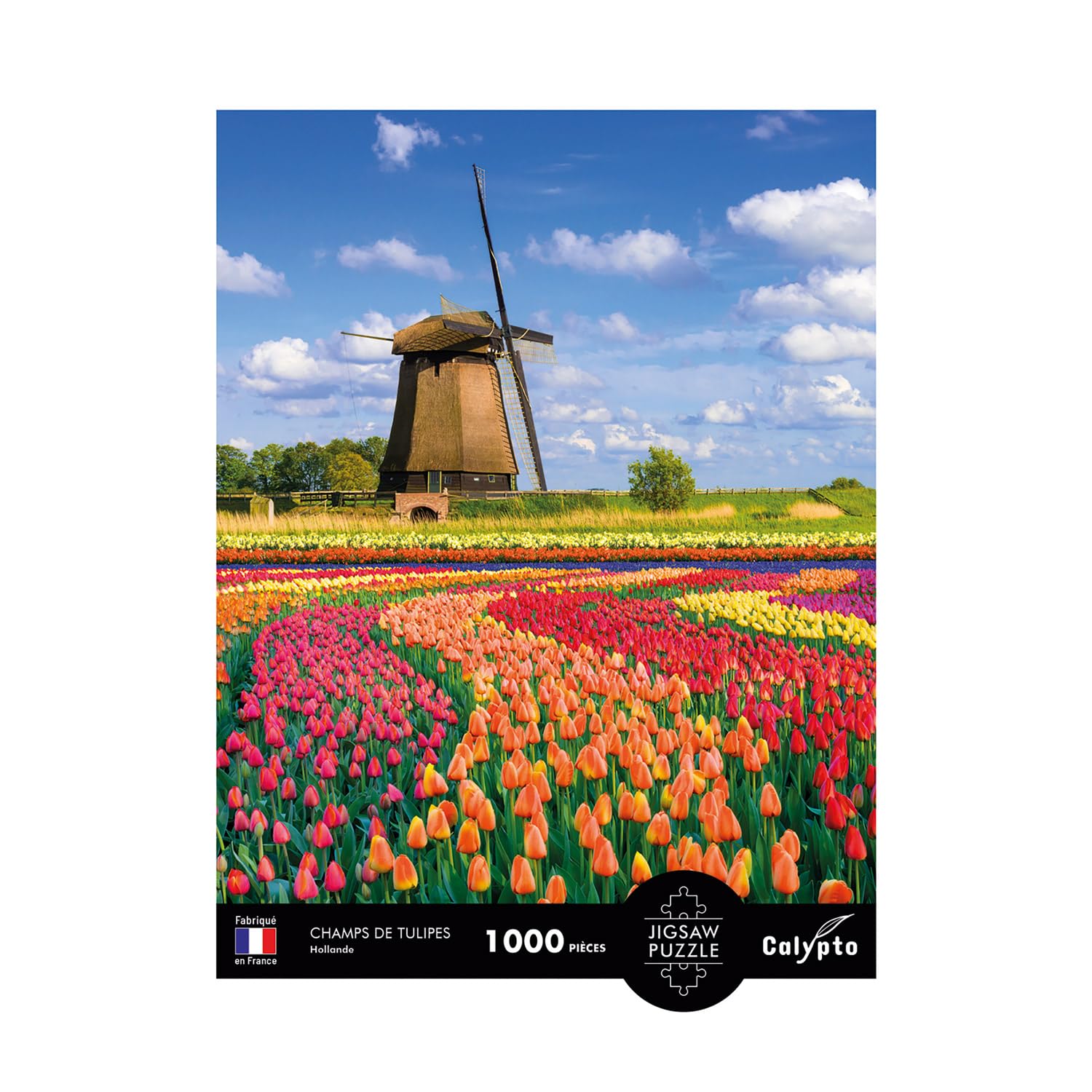 Sentosphere - Puzzles 1000 pieces 685X480mm LANDSCAPE - Tulip fields - Hol