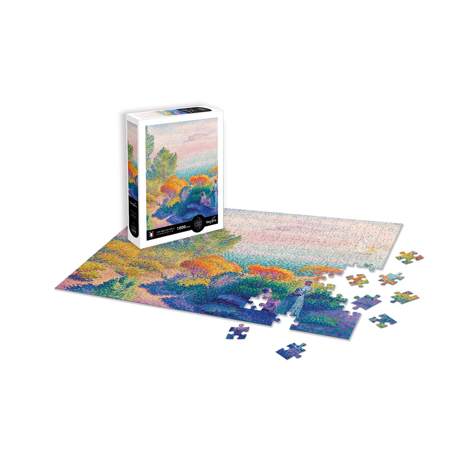 Sentosphere - Puzzles 1000 pieces 685X480mm Two Women at the Edge of the