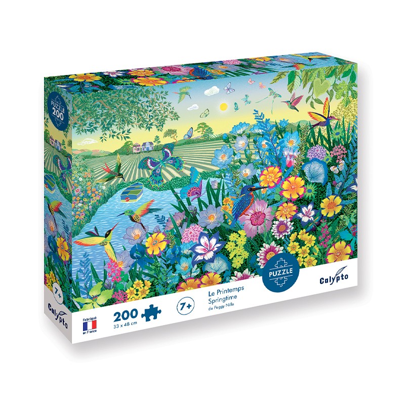 Sentosphere - Puzzles 200 pieces 480X330mm Spring