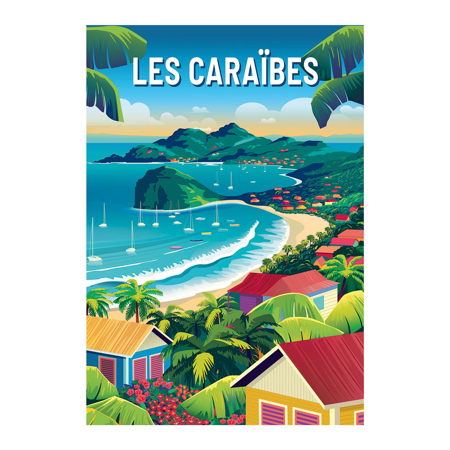 Sentosphere - Puzzles 500 pieces 480X330mm The Caribbean