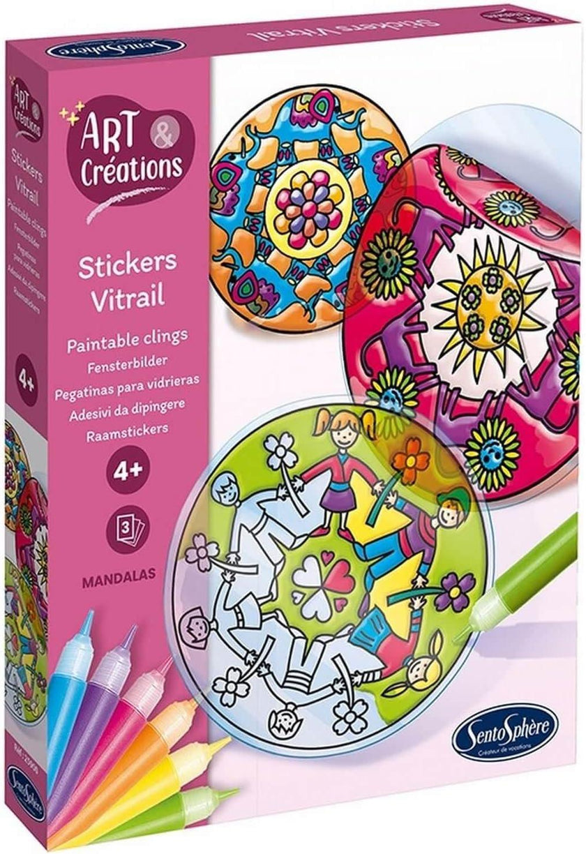 Sentosphere - Sticker Vitrail - Mandalas