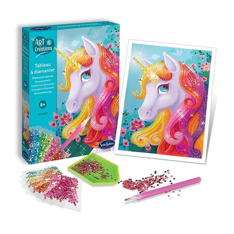 Sentosphere - Tableau A Diamanter - Licorne