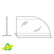 Séparateur transparent recyclable 3