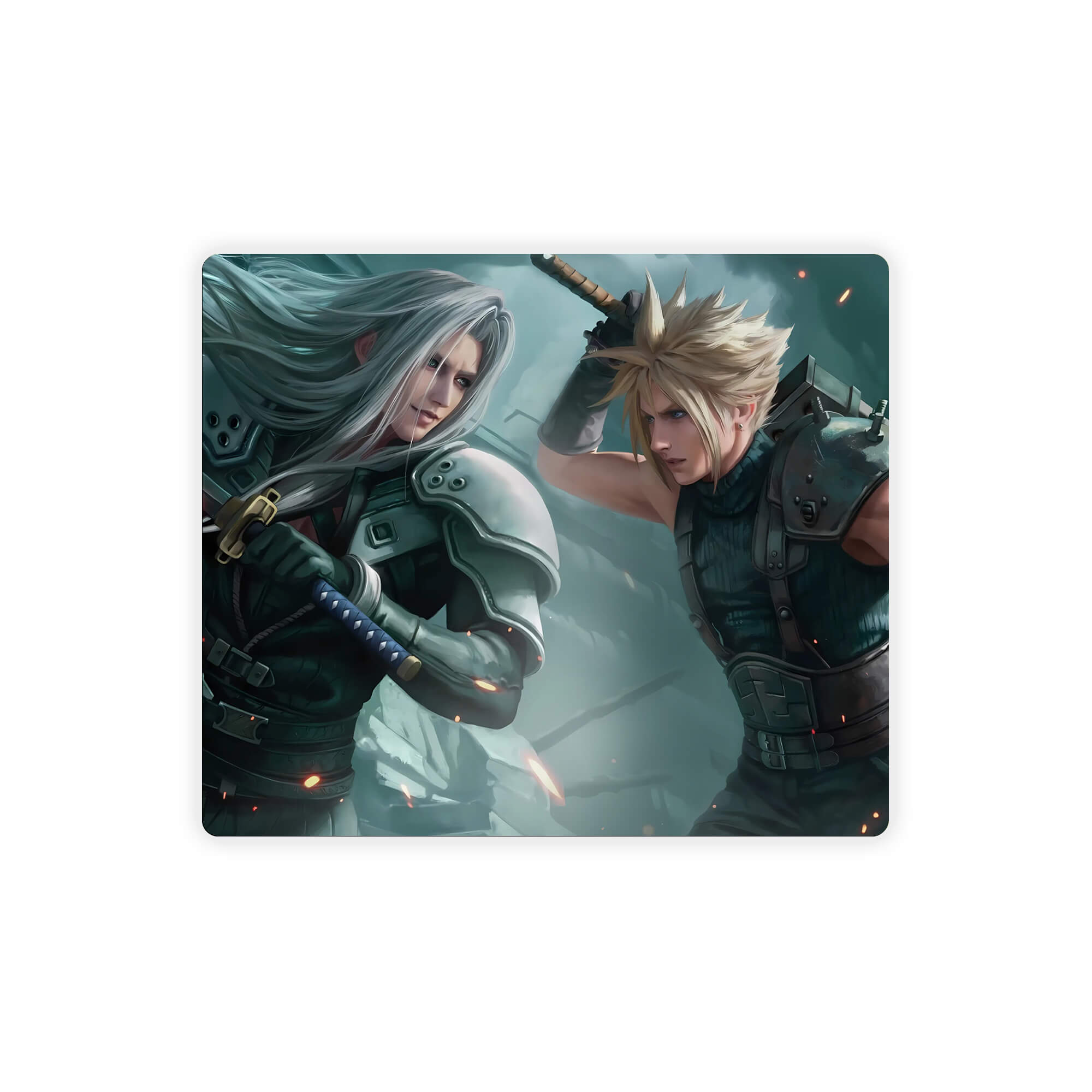 Tapis de souris Sephiroth VS Cloud Strife