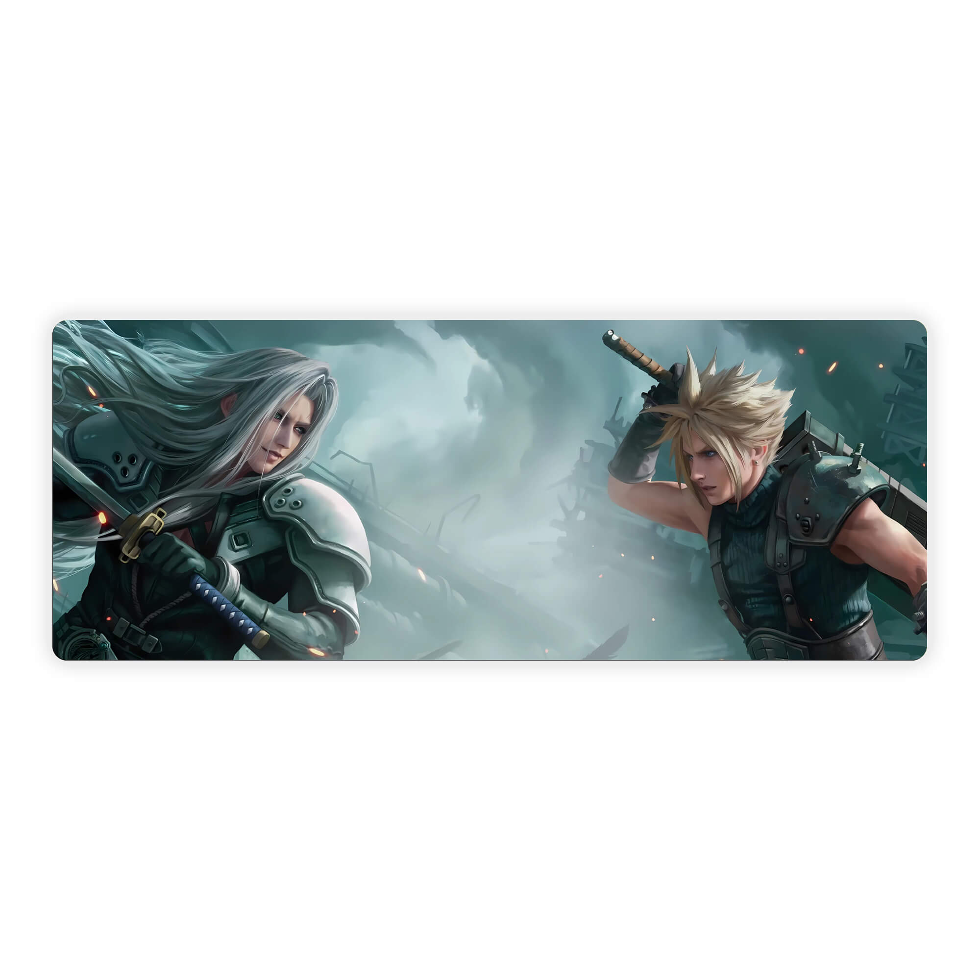 Tapis de souris Sephiroth VS Cloud Strife