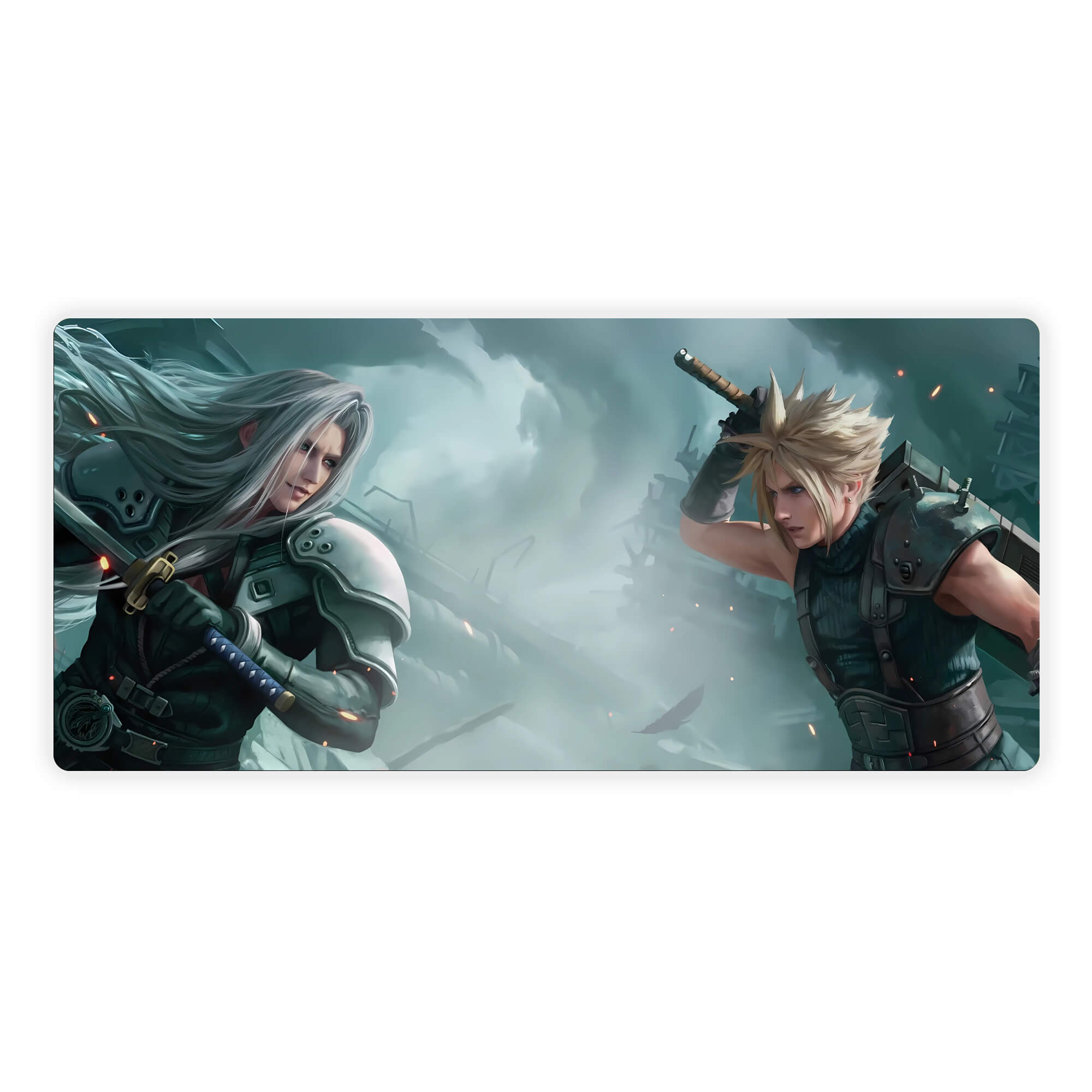 Tapis de souris Sephiroth VS Cloud Strife