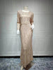Sequin Tassels Slim-fit Dress Arab  Dress