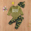 Set Letter Camouflage Printed Children Set