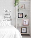 Set of 4 Framed Angels Wall Art