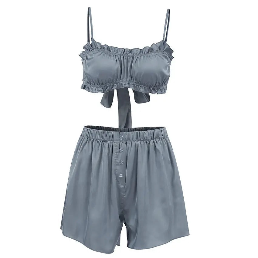 Sexy Pajamas With Underwear Shorts For Women