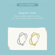 Breathtaking 14K Gold Plated X Ring - Elegant Minimalist 925 Sterling Silver Cross Ring For Women - Promise Jewelry Scr543
