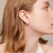 925 Sterling Silver Starlike Earrings - Minimalist Star Shape Ear Buckle for Women - Fashion jewelry SCE1136