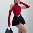 Harajuku Hottie Preppy Pulse High Waist A-Line Sexy Mini Skirt