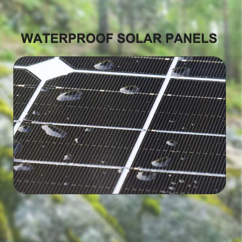 200/400W Monocrystalline Waterproof Solar Panel 12V Charging
