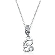 Classic 925 Sterling Silver Initial Necklace