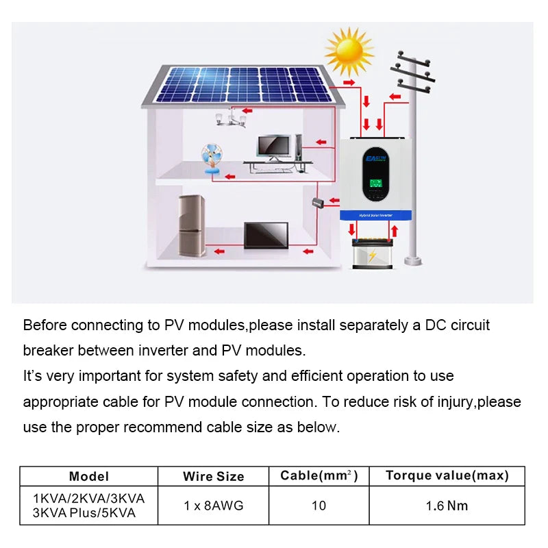 Solar Inverter - Hybrid Inverter PWM On/Off Grid