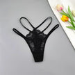 3-Pack Lace Peekaboo G-Strings – Strappy, Sheer, & Seductive T-Back Thongs