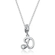 Classic 925 Sterling Silver Initial Necklace