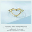 925 Sterling Silver Minimal Heart Band Ring
