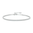 925 Sterling Silver CZ Tennis Bracelet