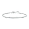 925 Sterling Silver CZ Tennis Bracelet