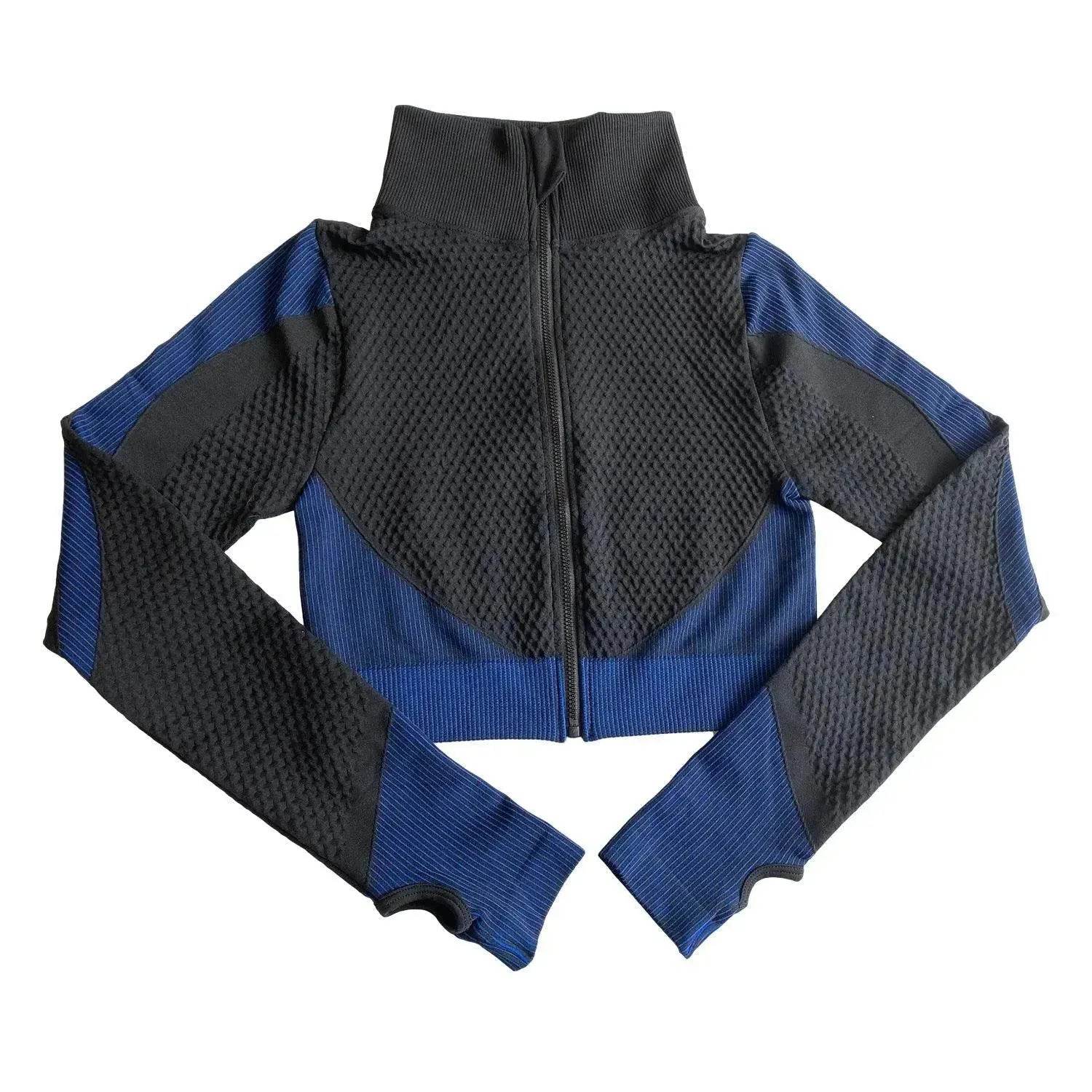 Shark Seamless Exercise Gym Wear Women's Long Sleeve Top