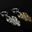 Sheep's Head Shield Keychain Pendant Keychain Jewelry