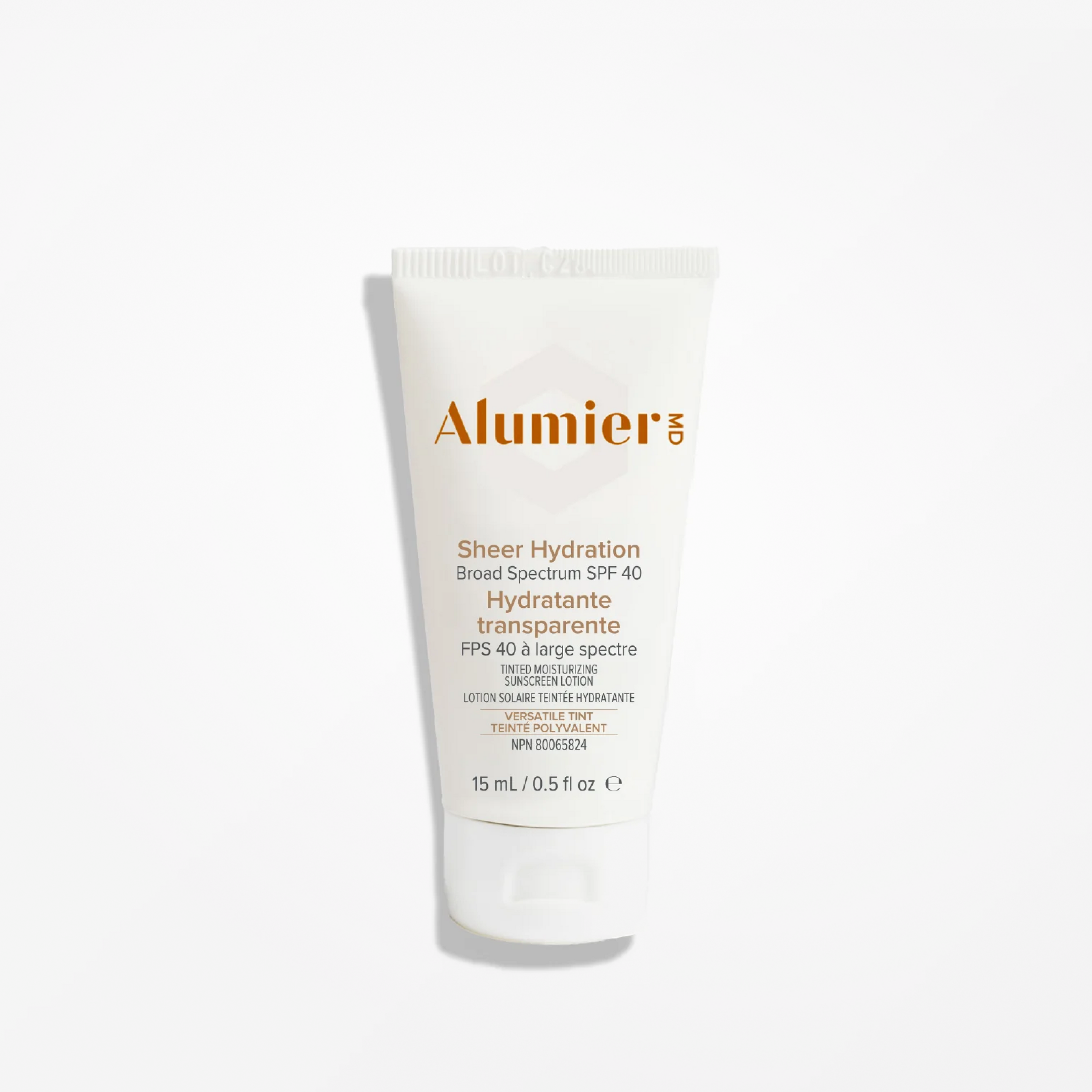 Alumier Sheer Hydration Broad Spectrum SPF40 Versatile Tint Travel Size (15ml)