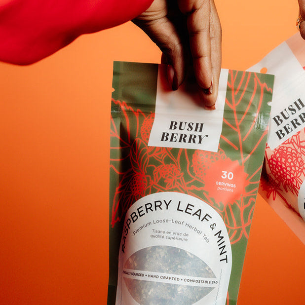 Organic Raspberry Leaf + Mint Tea