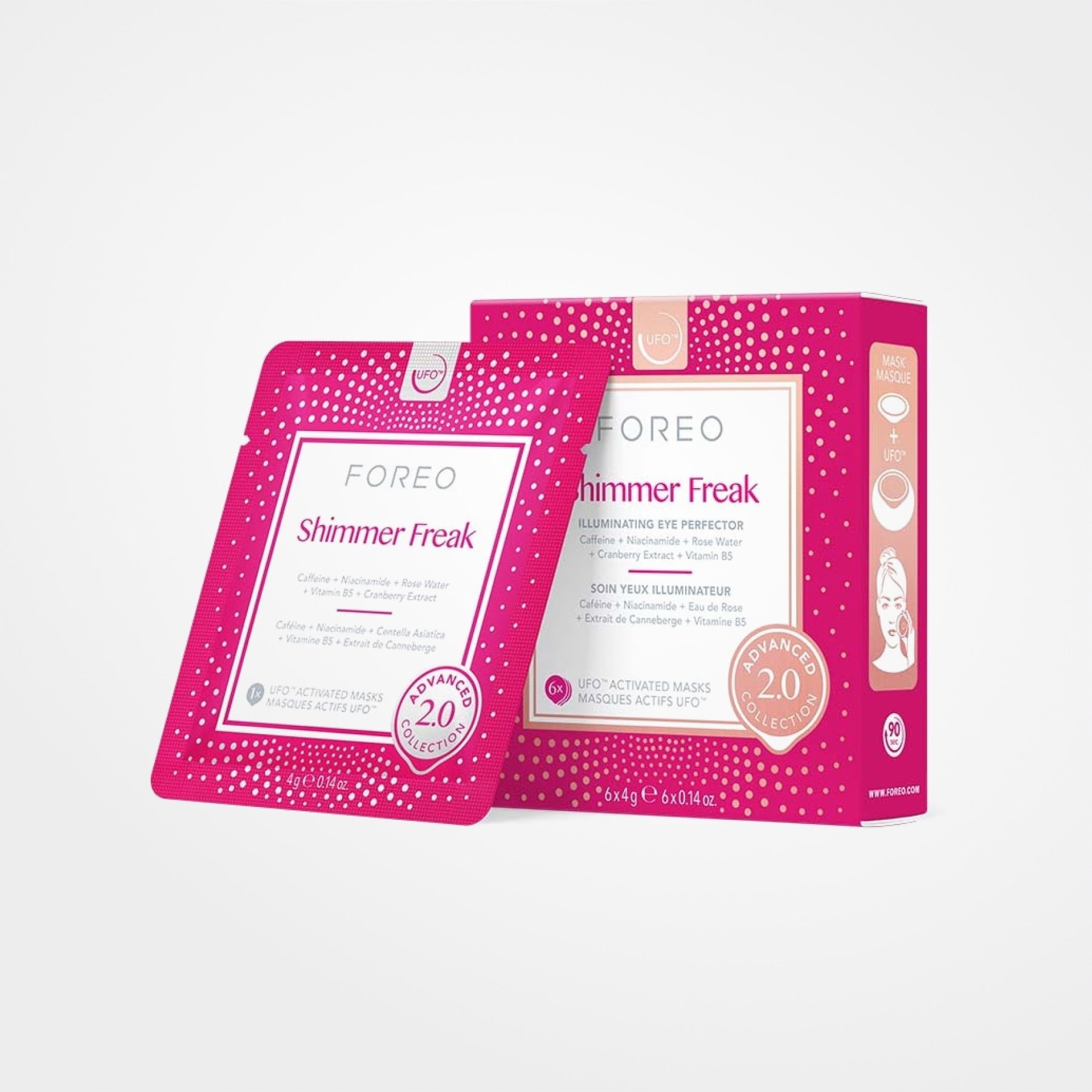 FOREO Shimmer Freak 2.0 UFO™ Activated Eye Mask