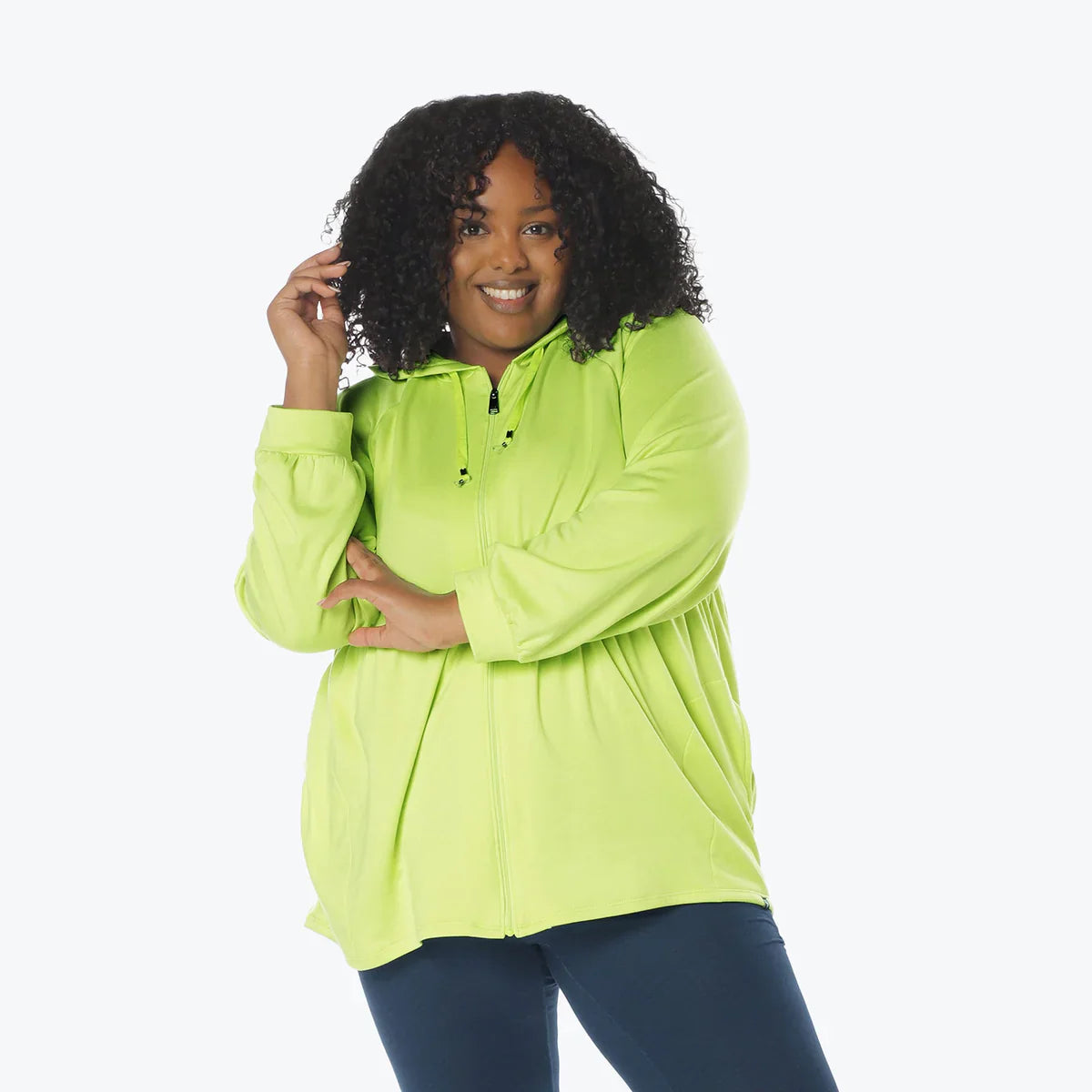 LUG - Shimmy Brushed Jersey Zip Up