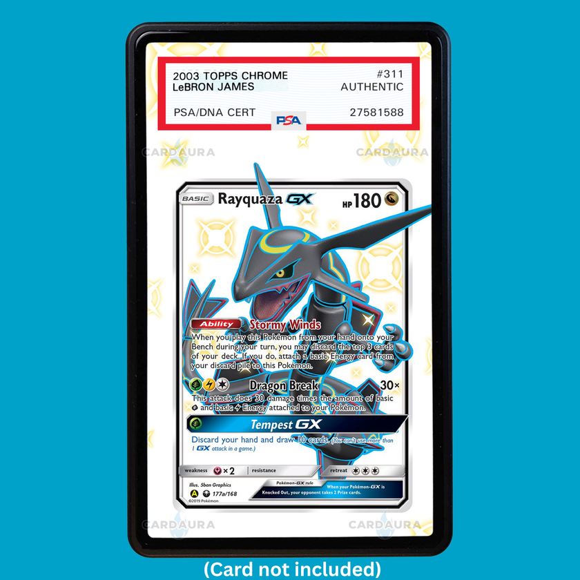 Rayquaza GX 177a/168 Celestial Storm (Graded) Display Case