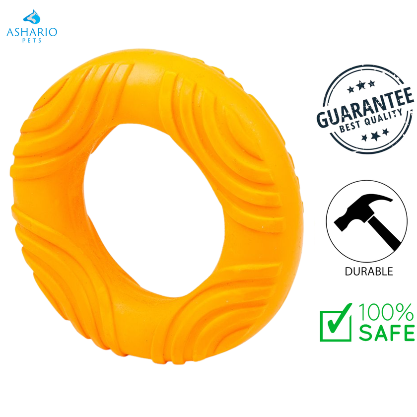 BuD'z - Latex Ring Squeaker Dog Toy