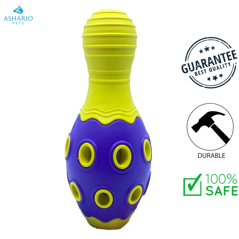 BuD'z - Rubber Astro Bowling Pin Dog Toy