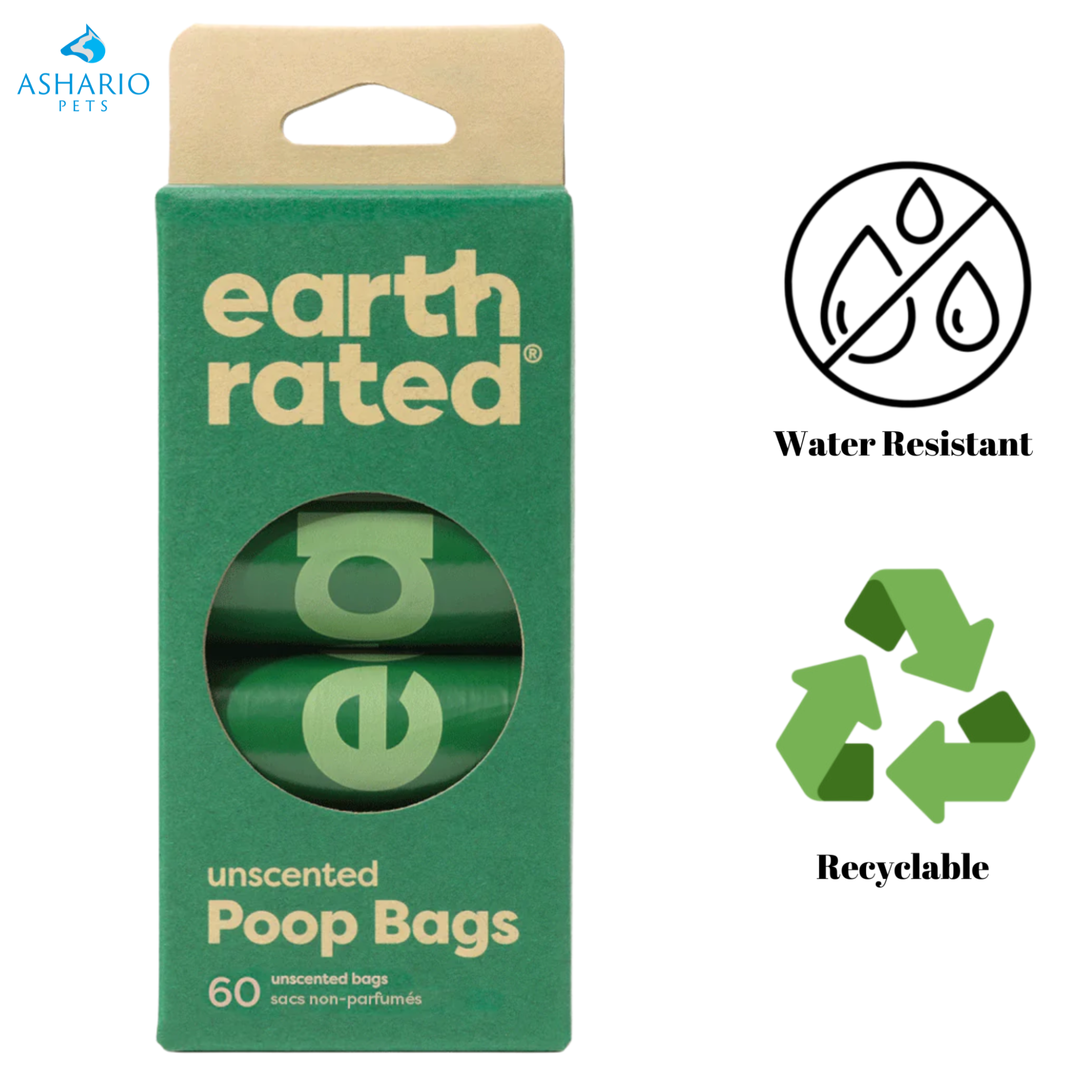 Earth Rated - Unscented Poop Bags