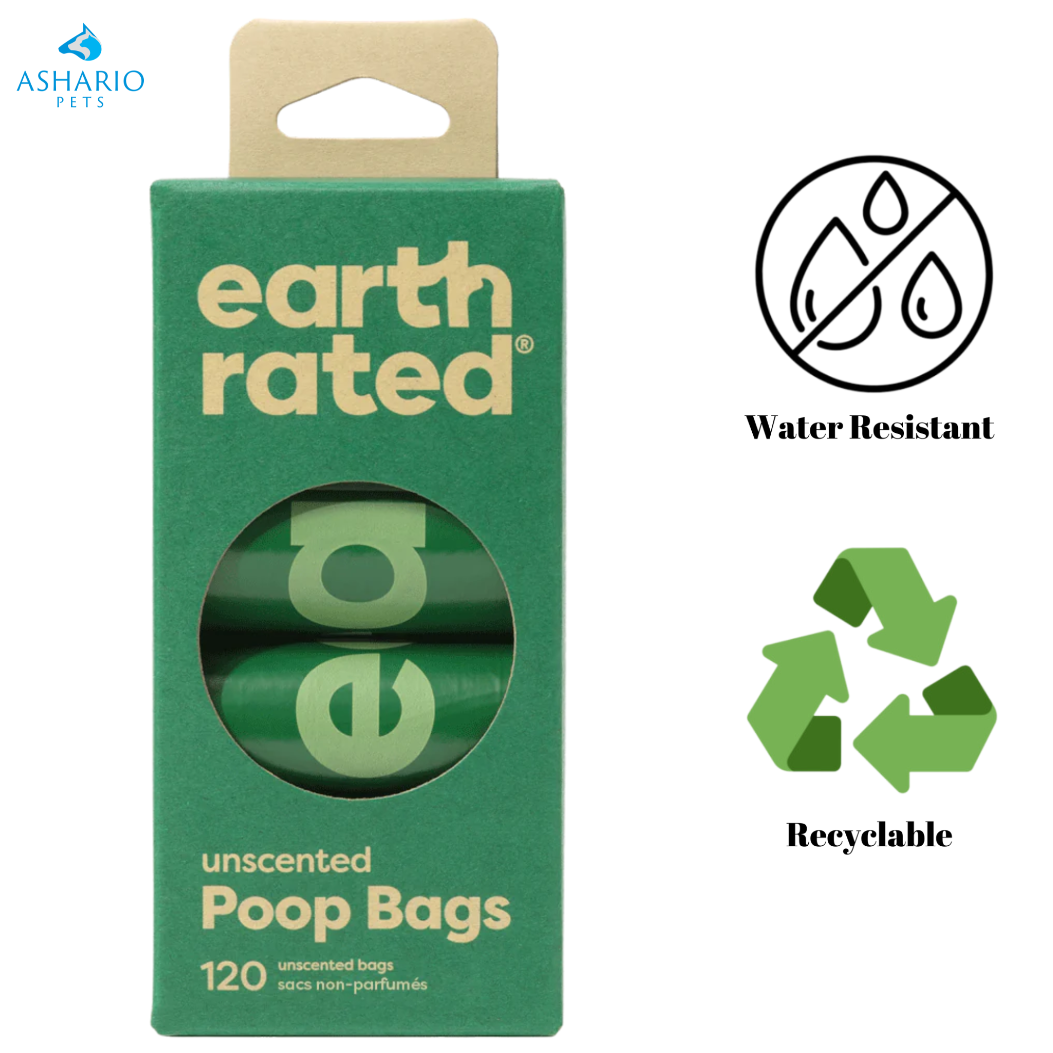 Earth Rated - Unscented Poop Bags