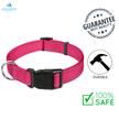 Ashario Pets - Reflective Adjustable Nylon Dog Collar - Small