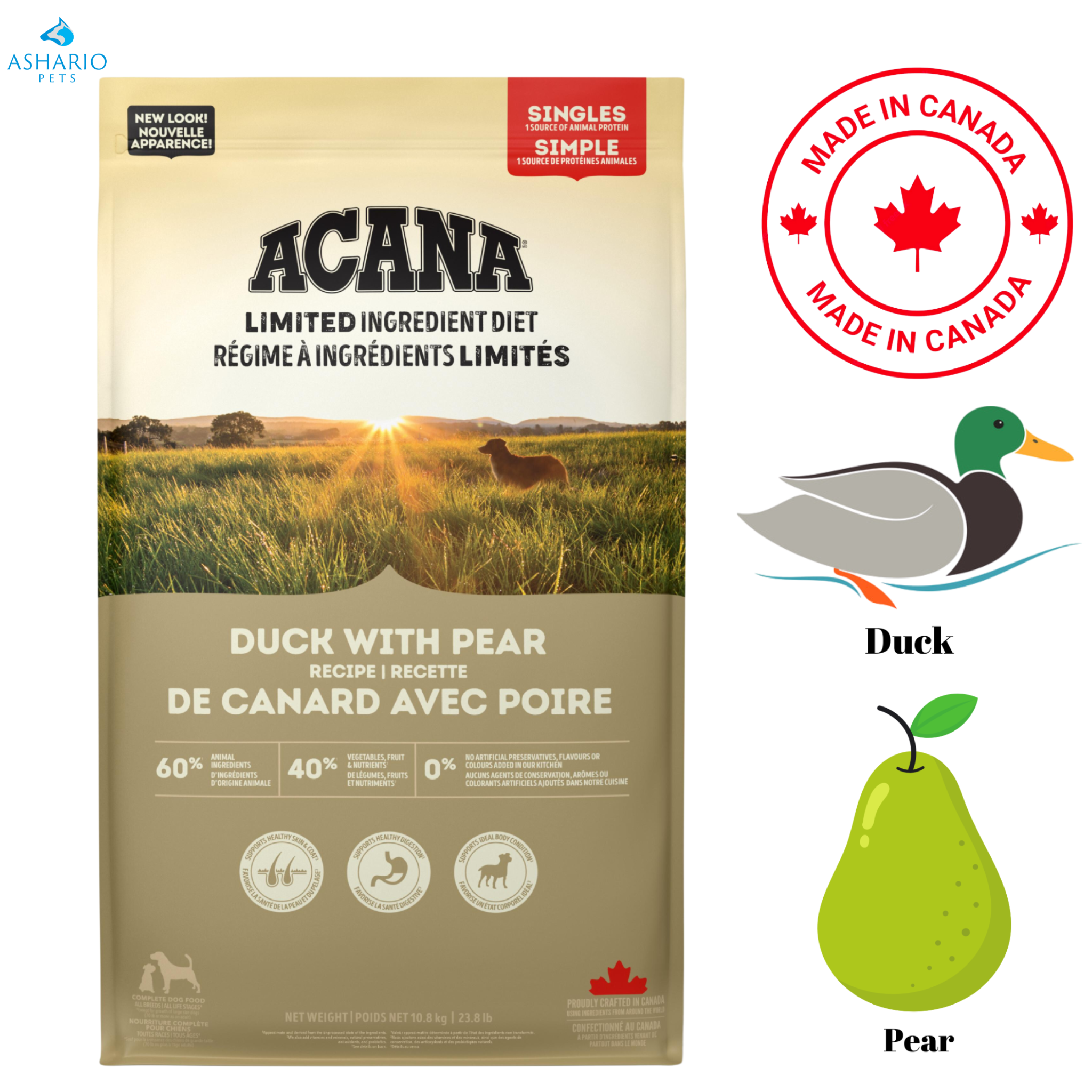Acana - Limited Ingredient Duck & Pear Dry Dog Food