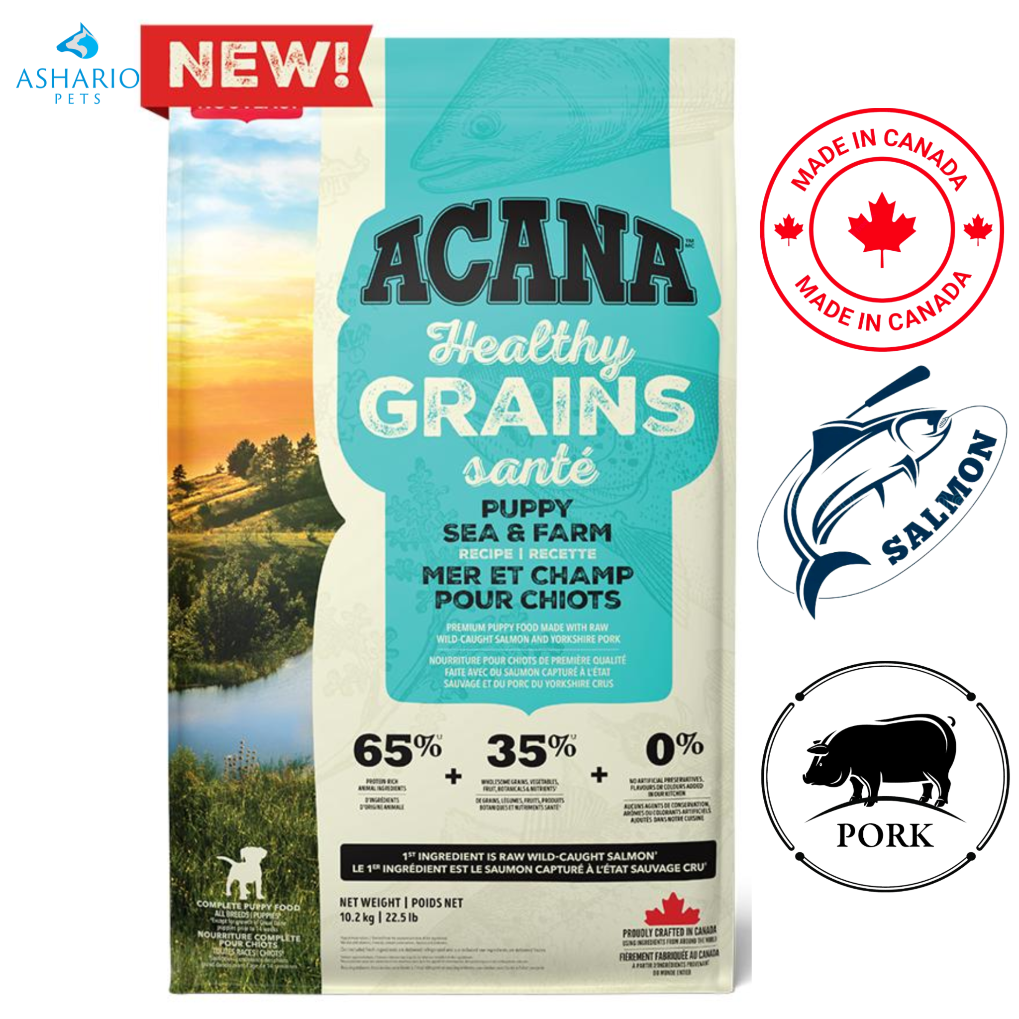 Acana - Healthy Grains Sea To Farm Puppy Dry Dog Food