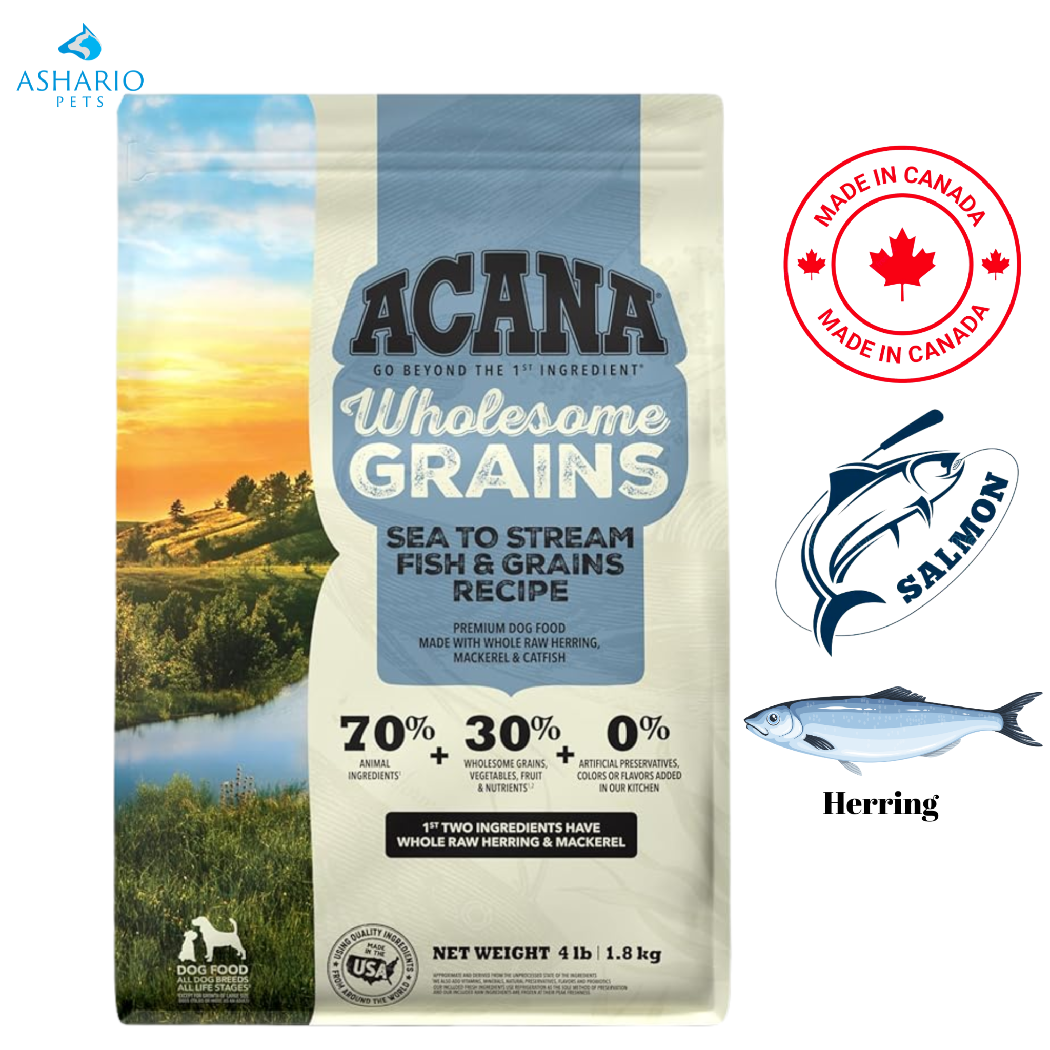 Acana - Healthy Grains Sea To Stream Dry Dog Food