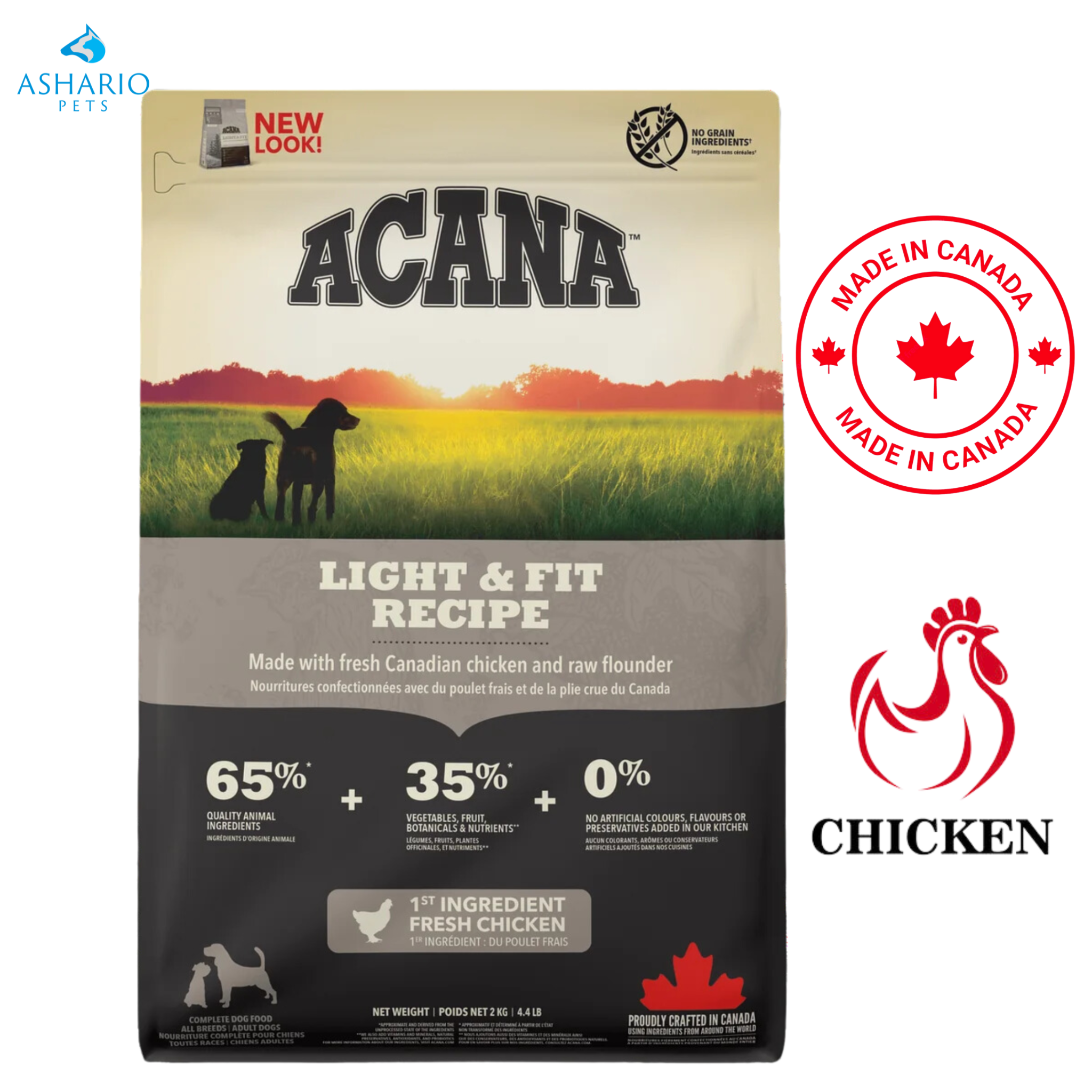 Acana - Light & Fit Chicken Dry Dog Food