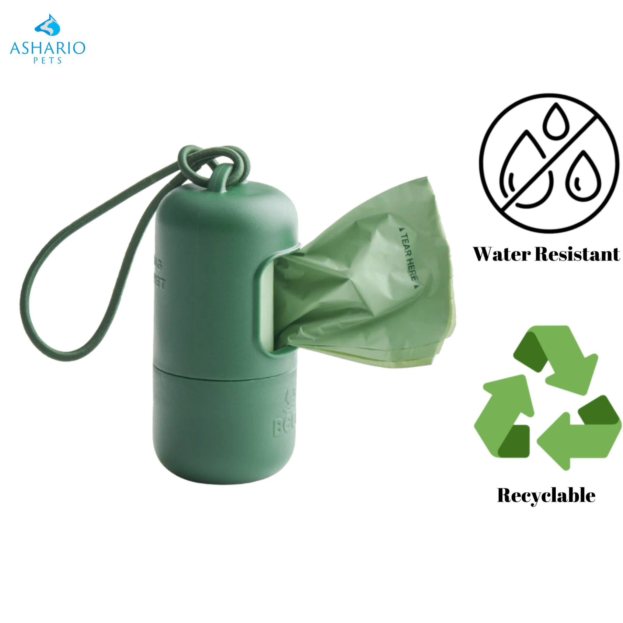 Beco - Recycled Plastic Poop Bag Dispenser
