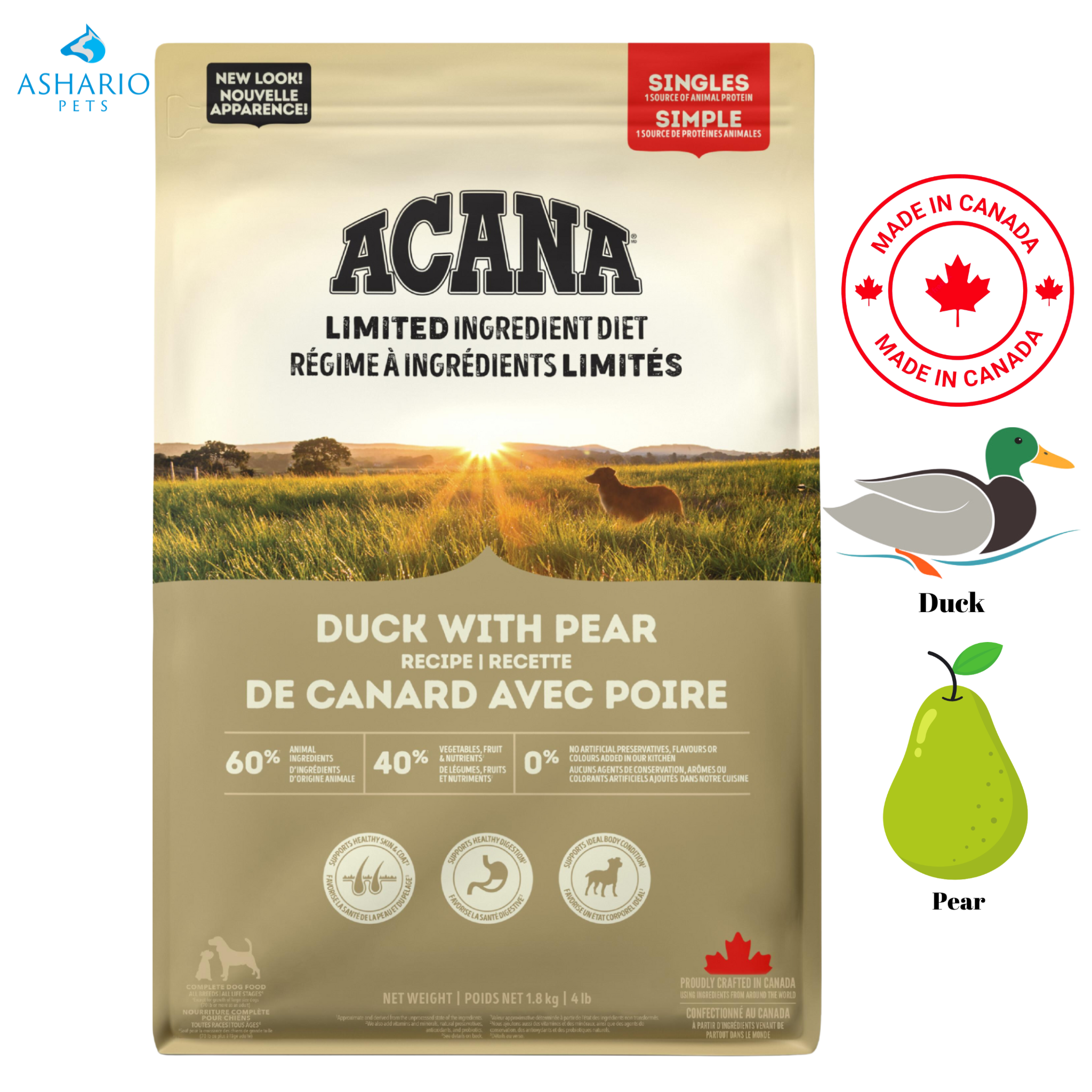 Acana - Limited Ingredient Duck & Pear Dry Dog Food