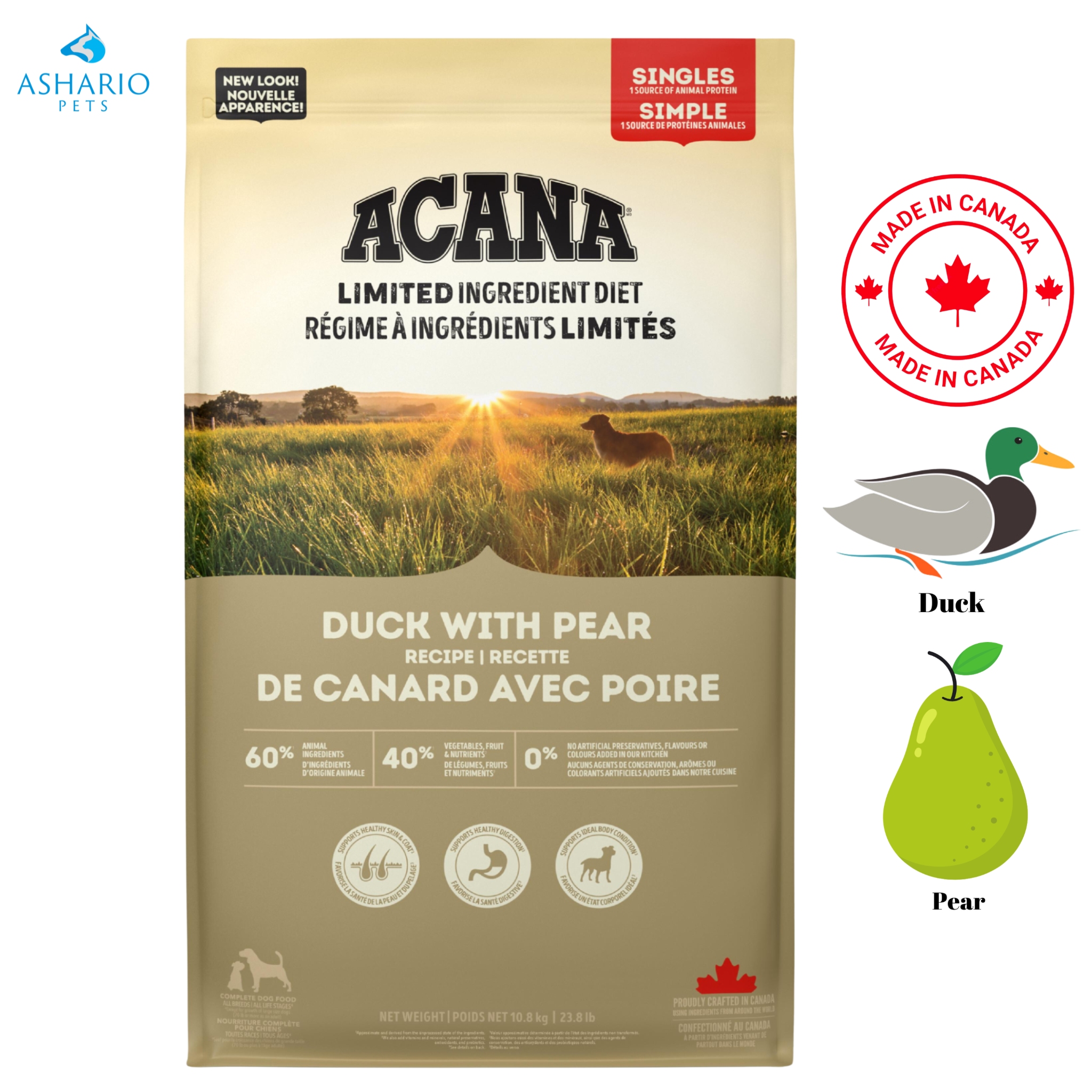 Acana - Limited Ingredient Duck & Pear Dry Dog Food