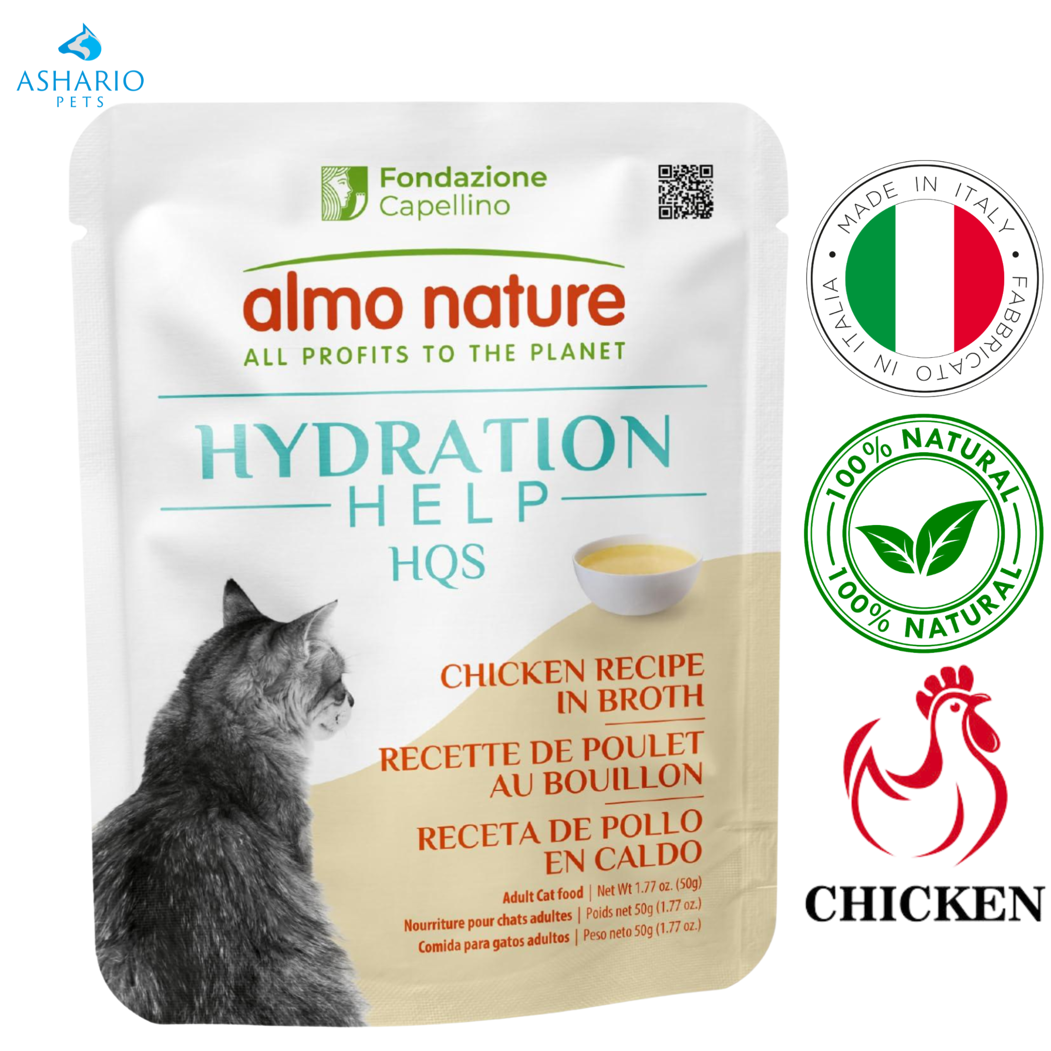 Almo Nature - Hydration Help Wet Cat Food Pouch