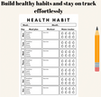 Wellness Habit Tracker Journal — 90-Day Morning Gut Health Ritual Planner