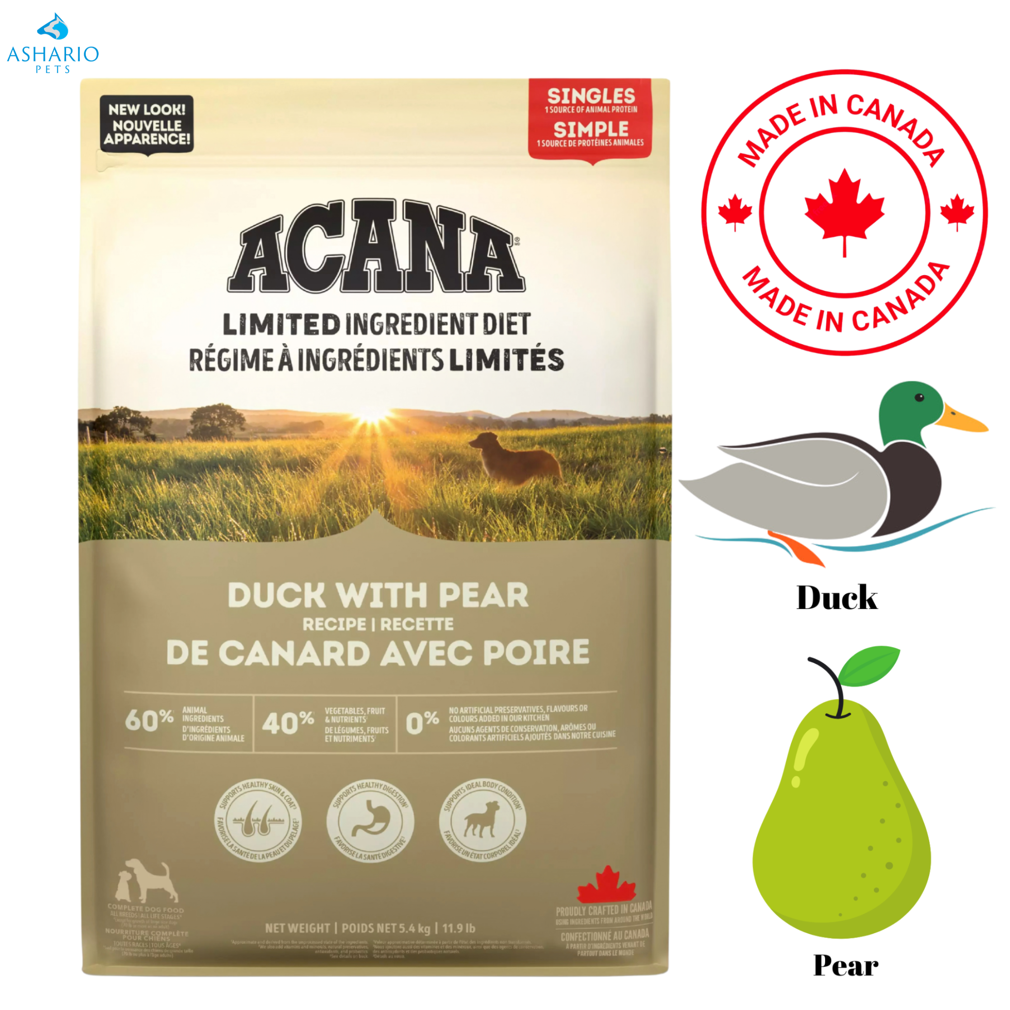 Acana - Limited Ingredient Duck & Pear Dry Dog Food