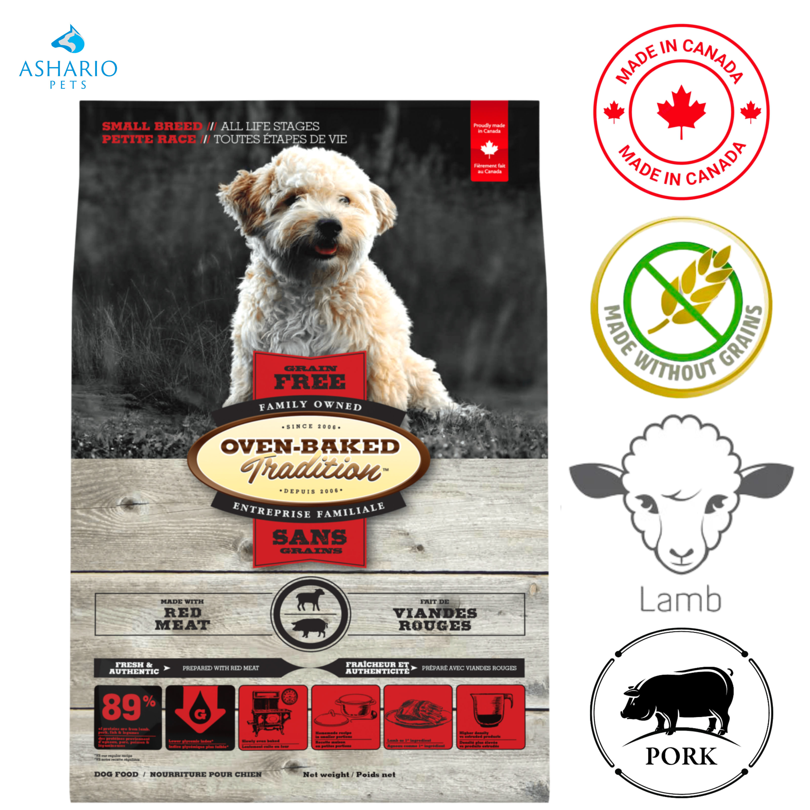 Oven-Baked Tradition - Small Breed All Life Stages Red Meat Dry Dog Food