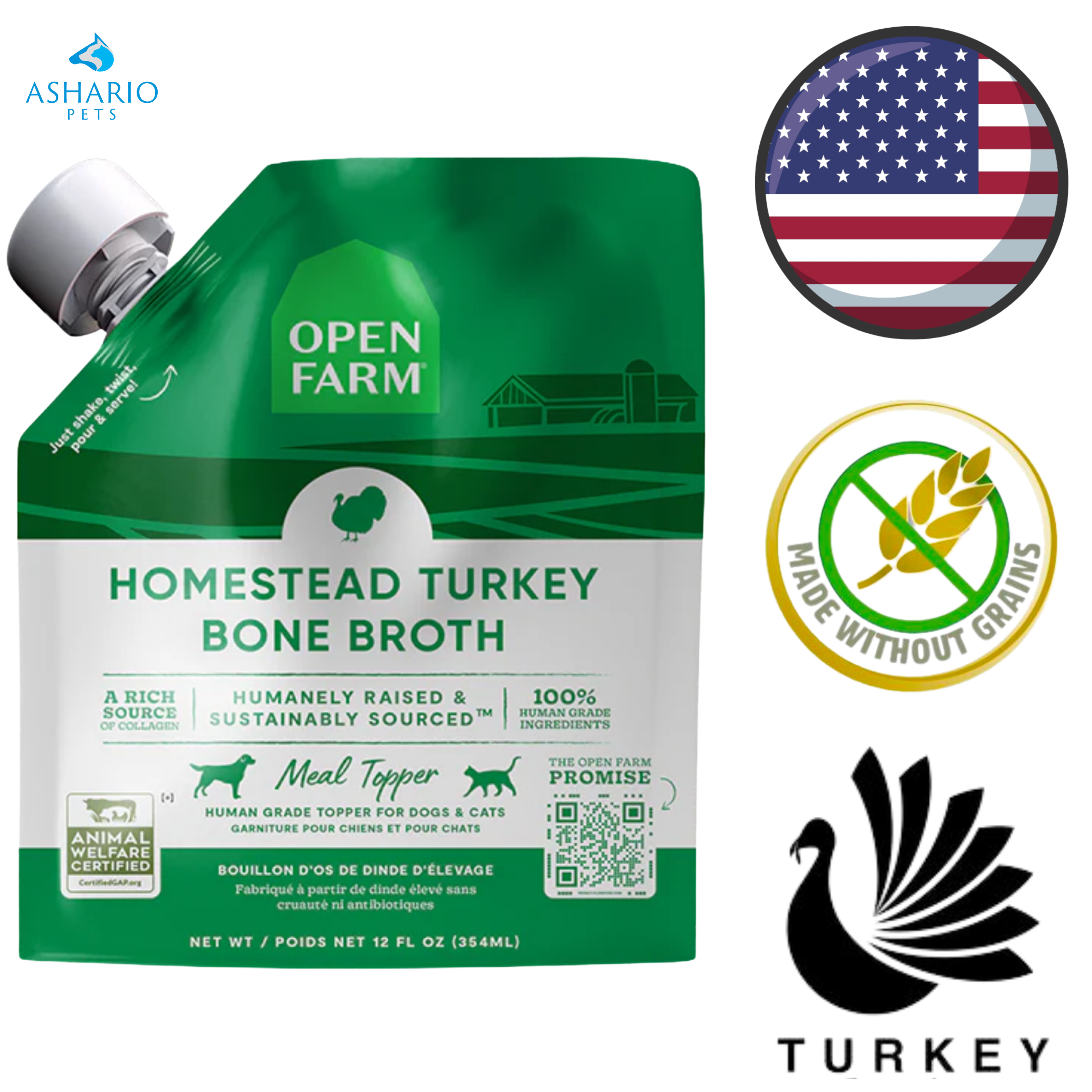 Open Farm - Homestead Turkey Bone Broth